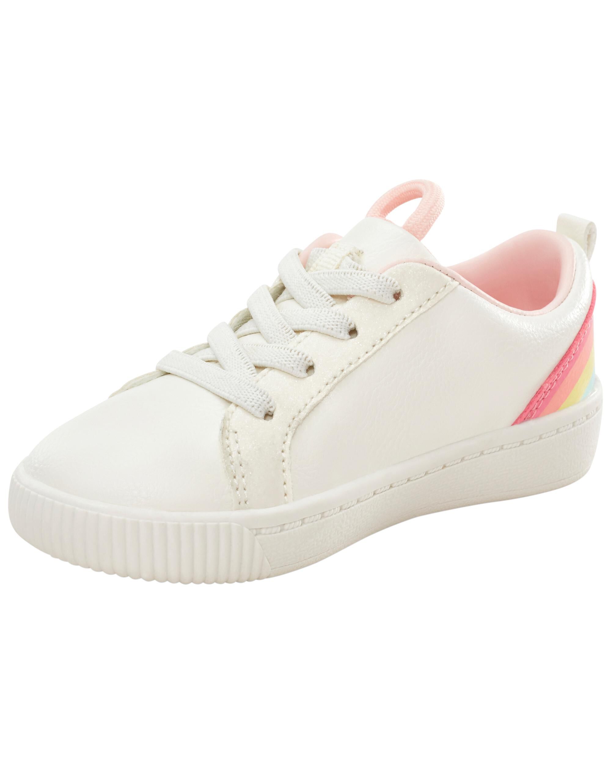 Baby girl rainbow shoes top
