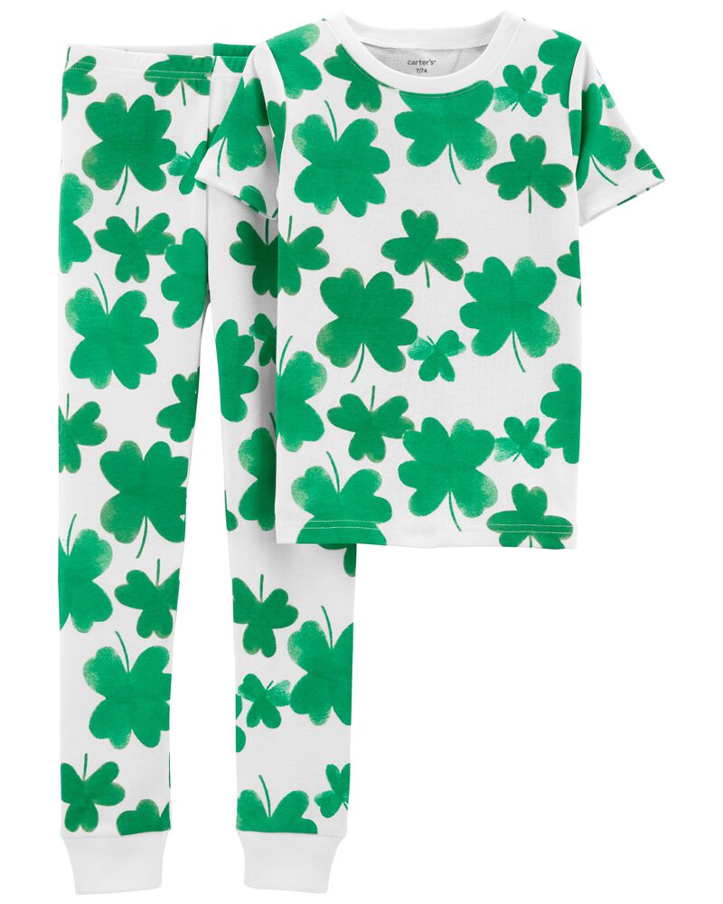 Kid Green White 2 Piece St Patrick S Day 100 Snug Fit Cotton Pjs Carters Com