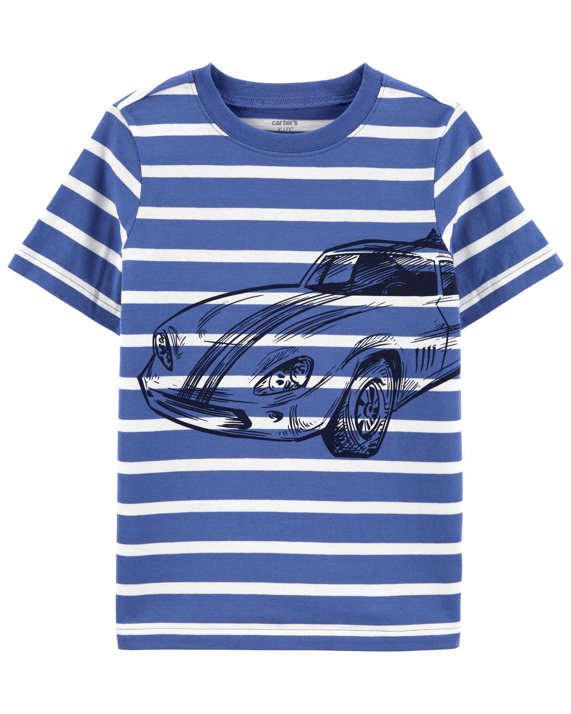 *CLEARANCE* Striped Car Jersey Tee