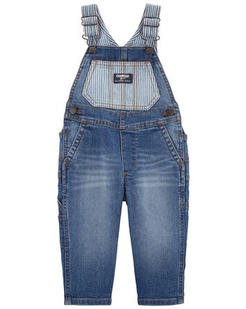 Baby Favorite Overalls: Hickory Stripe Remix