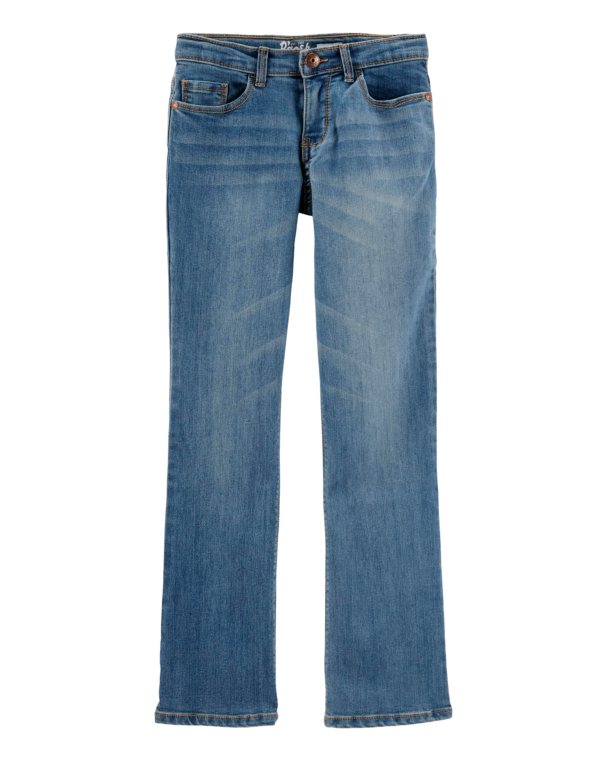 Girls Medium Wash Plus-Fit Bootcut Jeans