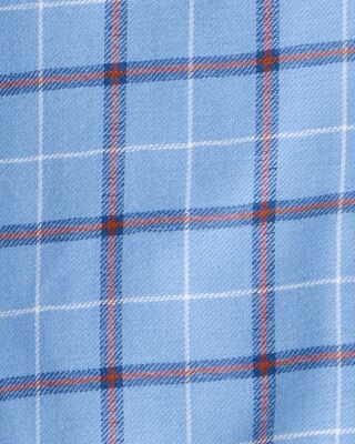 Product image 2 of Kid 2-Pack Plaid Pajama Pants - Blue/Ivory