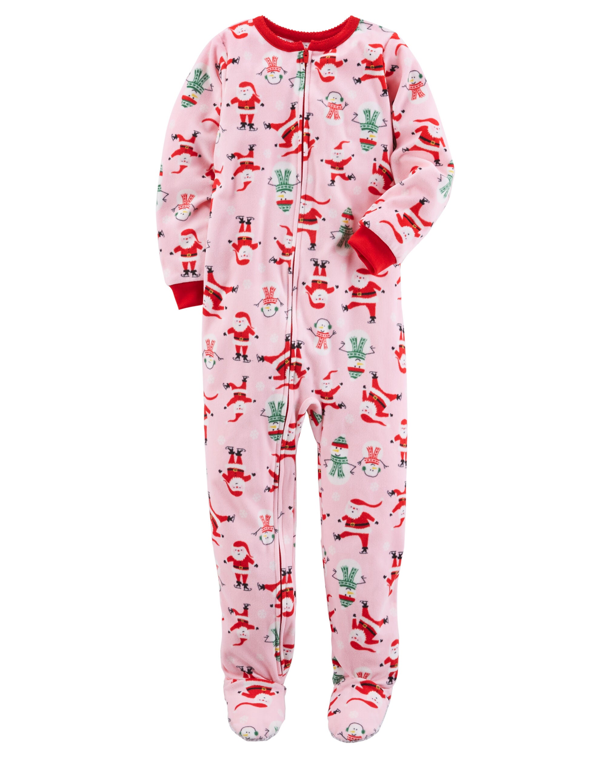 1-Piece Christmas Fleece PJs | Carters.com