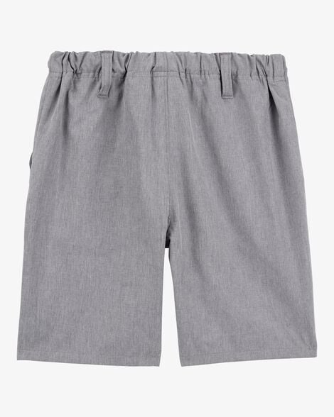 Product image 3 of Kid 2-Pack Active Pull-On Uniform Shorts - Grey