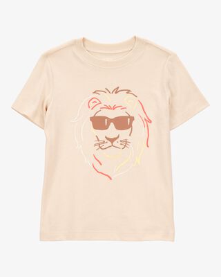 Product image 1 of Toddler Lion Short-Sleeve Graphic Tee - Brown