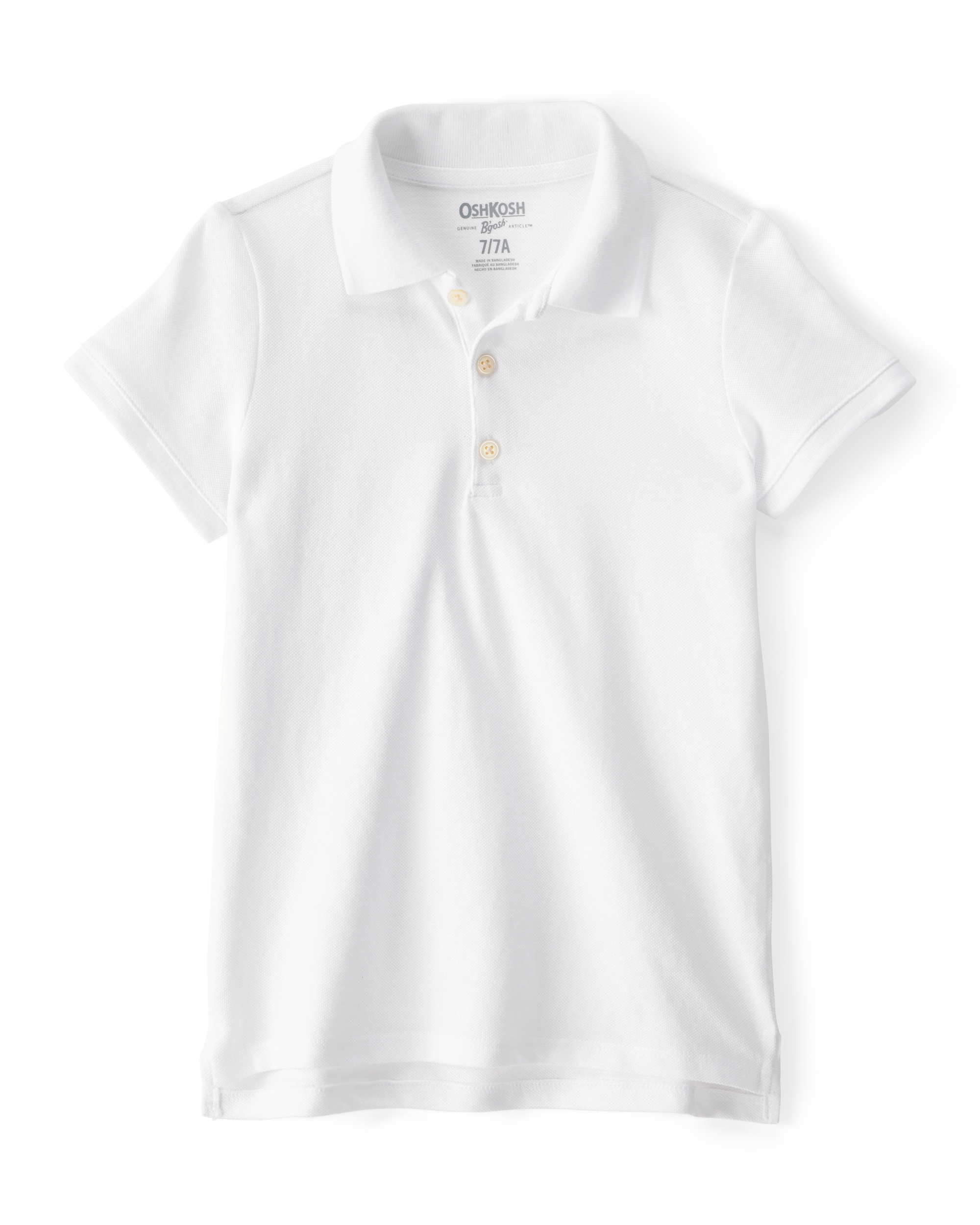 Kid Pique Cotton Uniform Polo