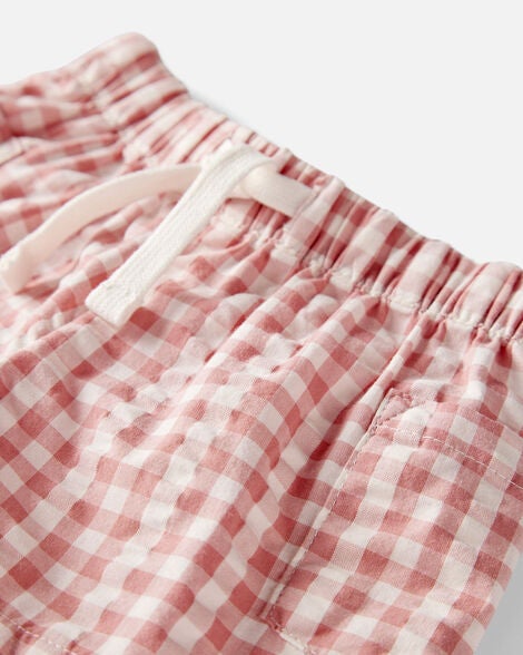  Product image 3 of Baby Gingham Shorts Made With Organic Cotton