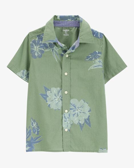 Product image 1 of Boys Short-Sleeve Floral Button-Front Shirt