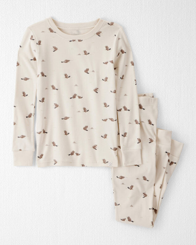 Product image 1 of Kid Organic Cotton Pajamas in Beaver Creek Print