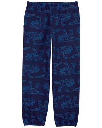 Kid Dinosaur French Terry Pajama Bottoms