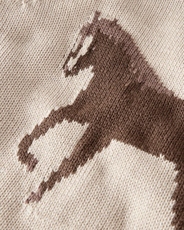 Product image 2 of Toddler Organic Cotton Horse Sweater Knit