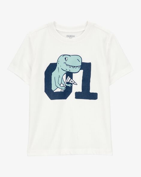  Product image 1 of Toddler Dino Short-Sleeve Graphic Tee - Ivory