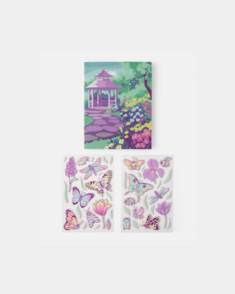 toddler girl butterfly sticker set