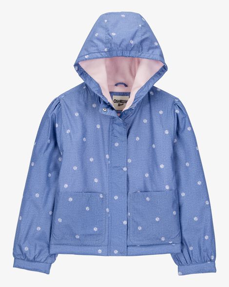  Product image 1 of Kid Daisy-Print Chambray Jacket - Blue