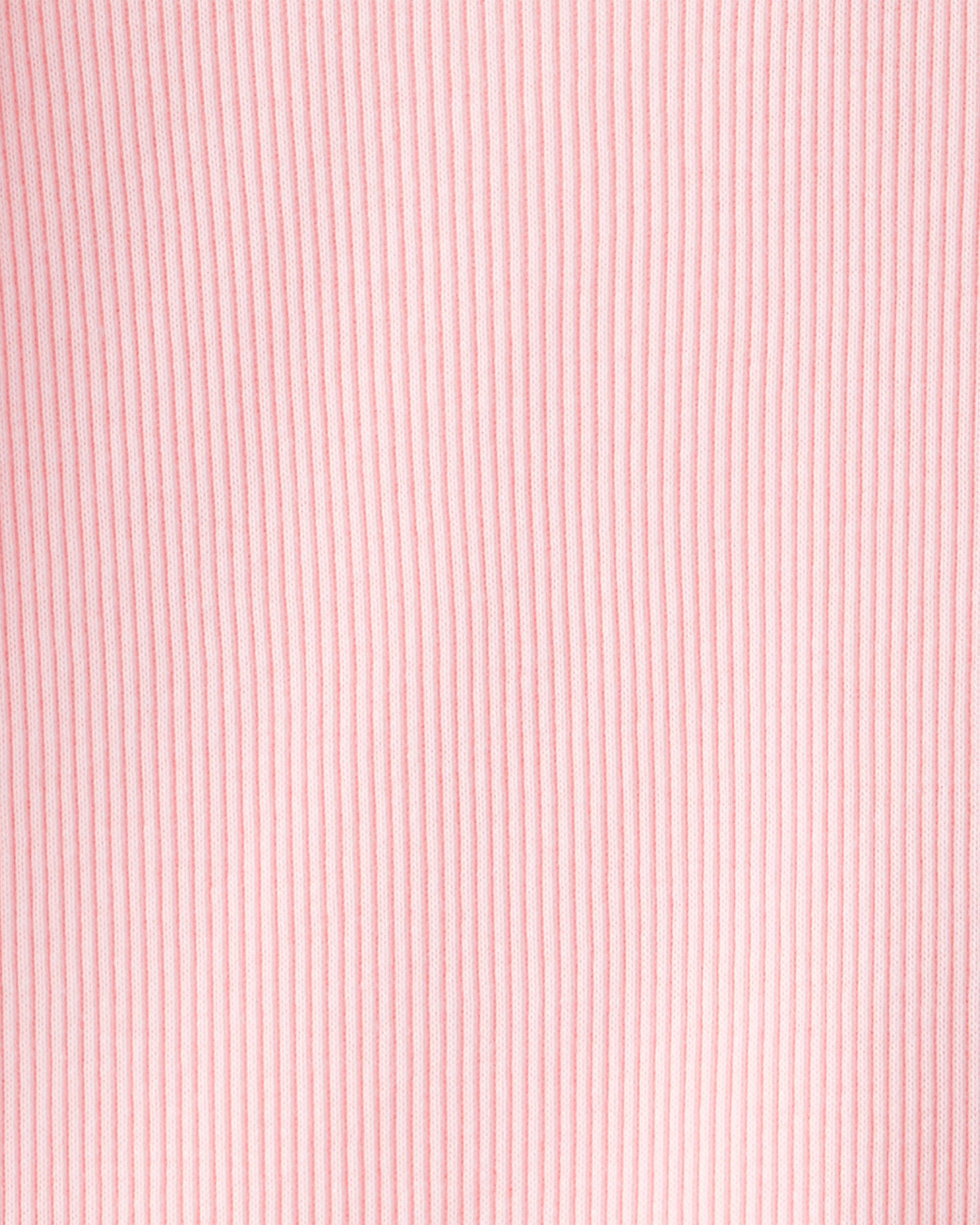 Toddler Girl Cotton Long-Sleeve Henley Top - Pink