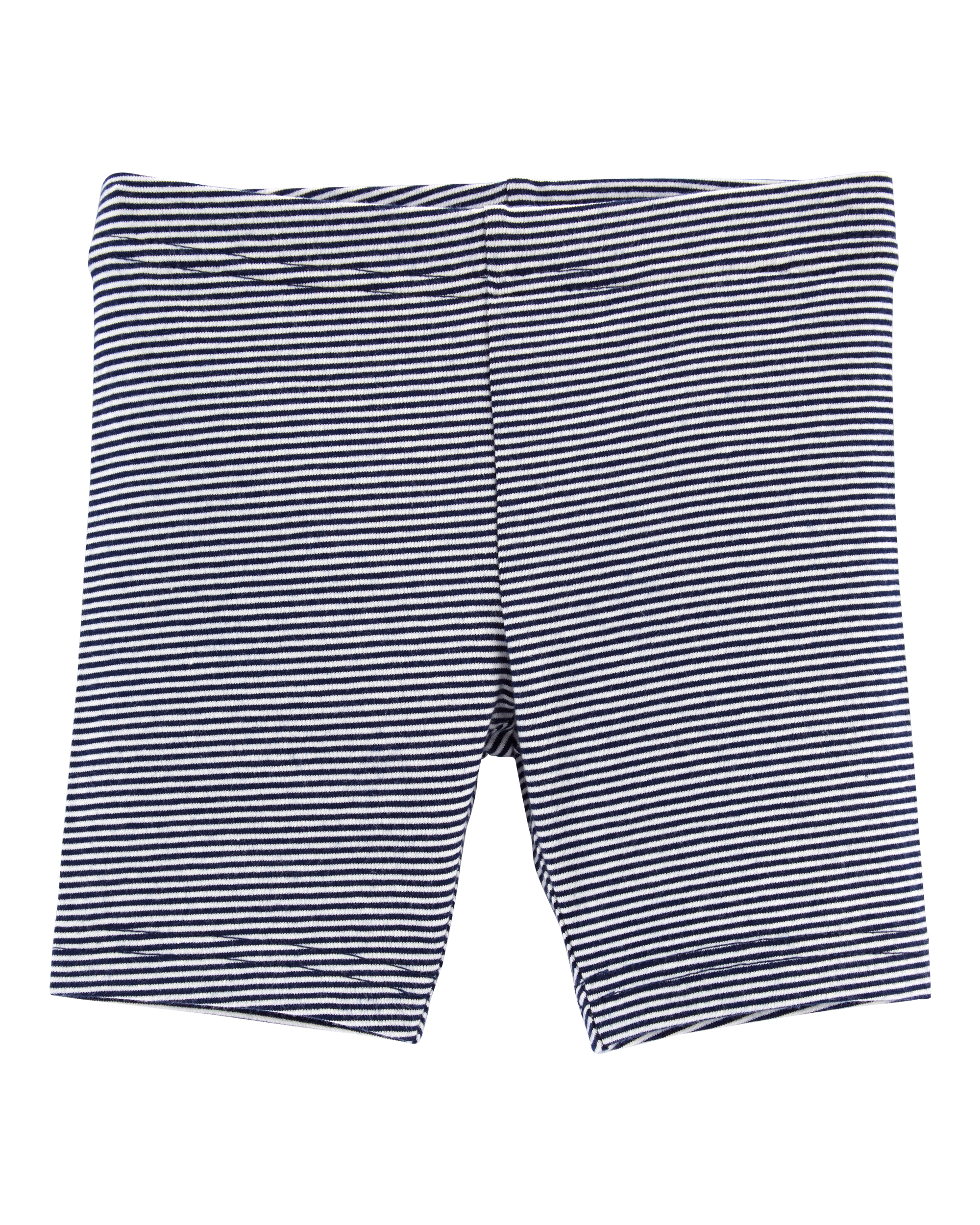 Toddler Girl Striped Tumbling Shorts - Navy