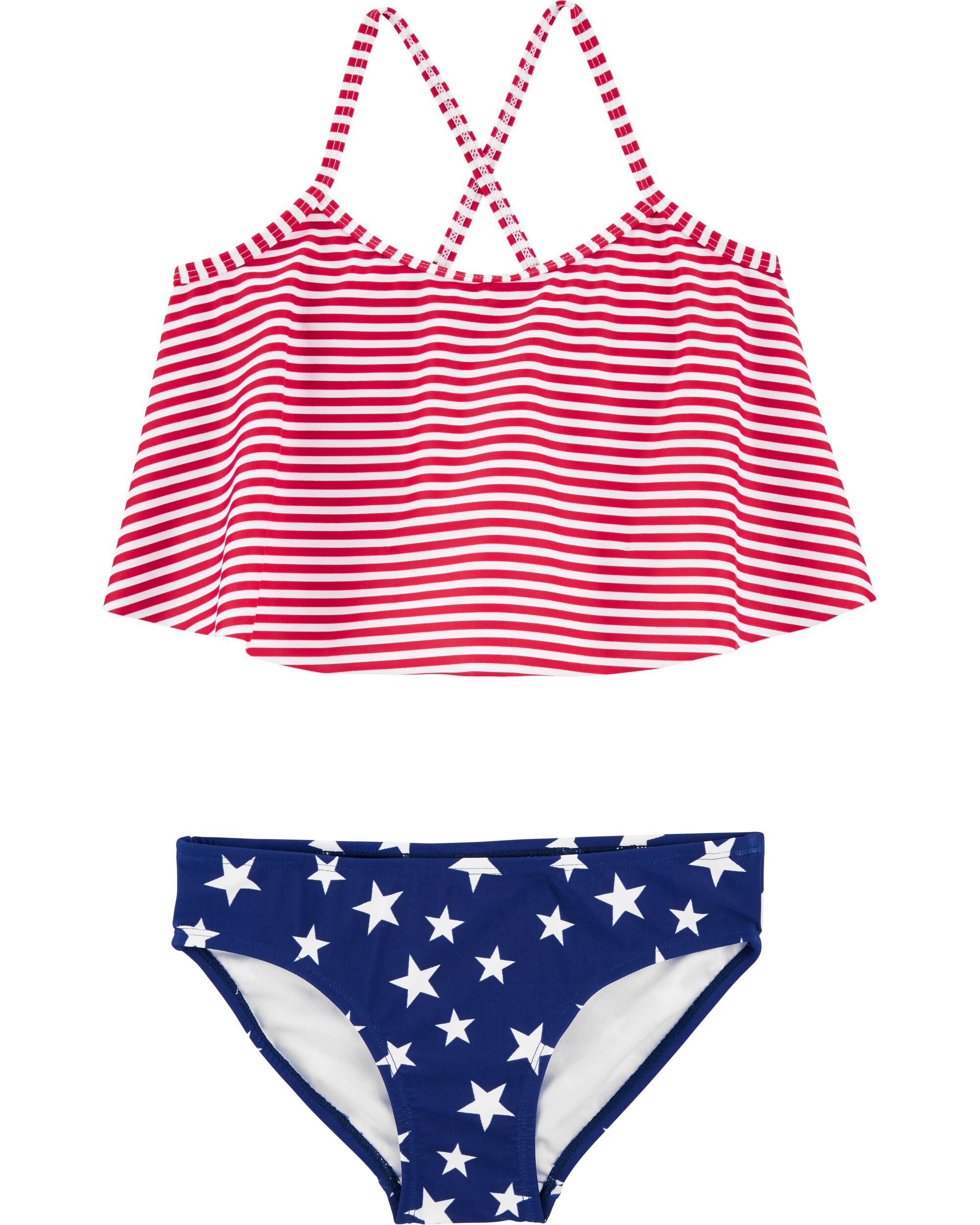 *CLEARANCE* OshKosh Stars & Stripes Cropped Tankini
