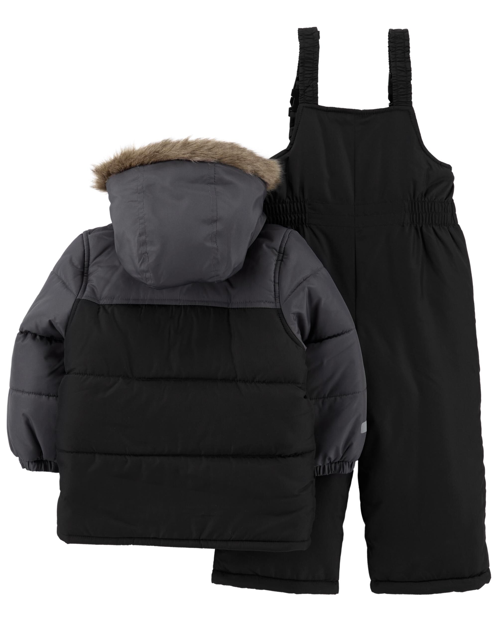 Toddler 2-Piece Faux Fur Hooded Snowsuit Set - Carter's | Carter's