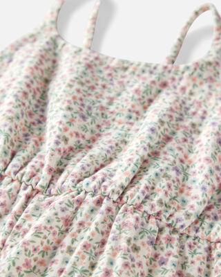 Product image 2 of Toddler Organic Cotton Gauze Floral-Print Jumpsuit