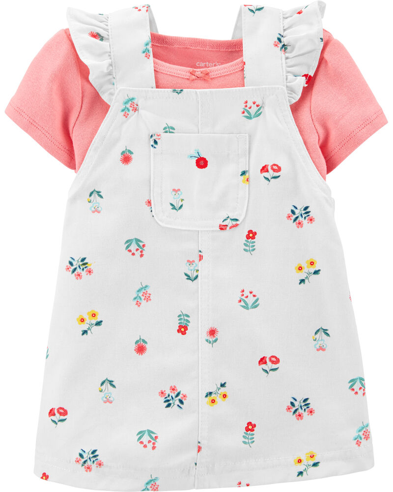 2 Piece Bodysuit Floral Skirtall Set Carters Com