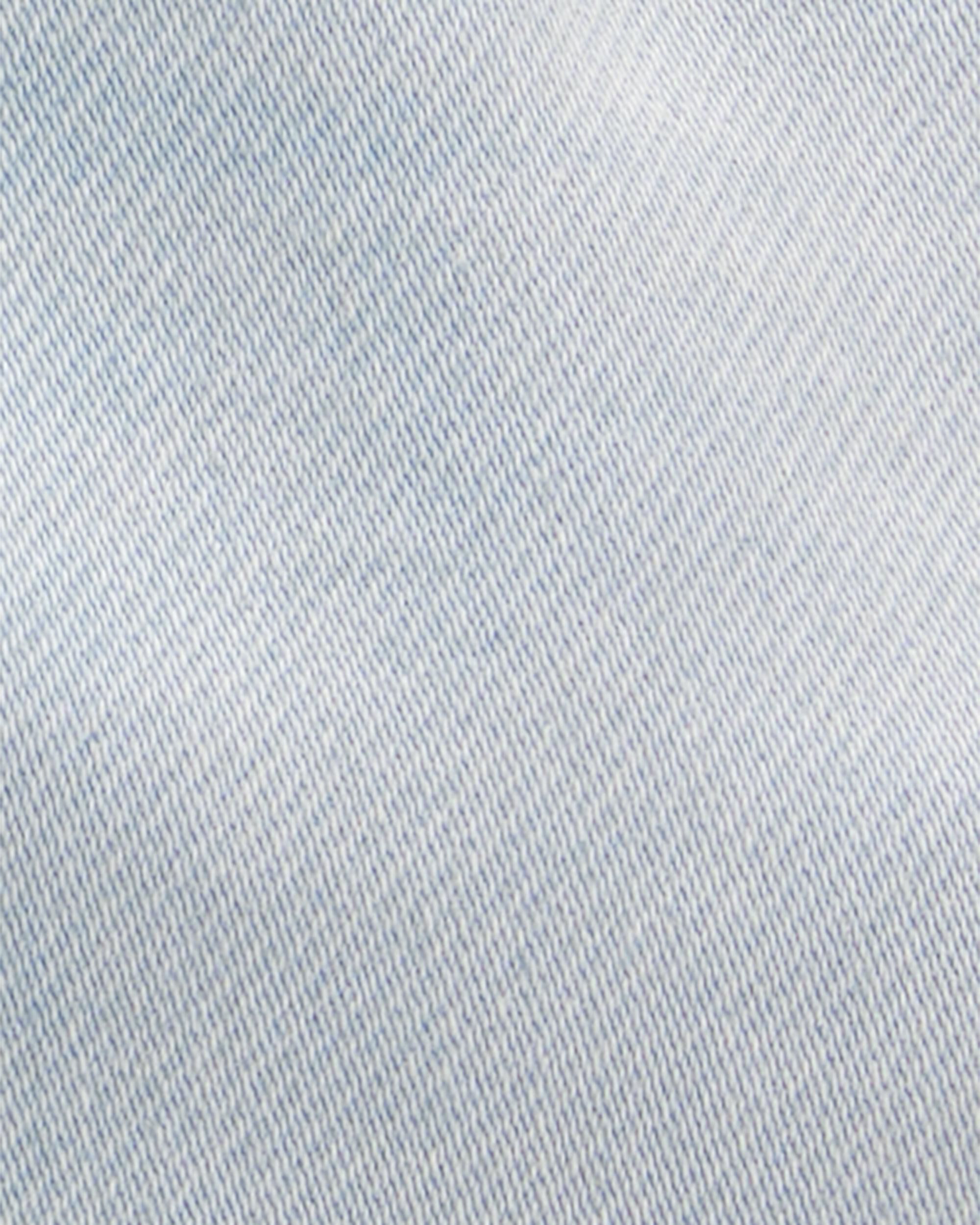 Toddler Pull-On Denim Shorts - Light Blue Wash