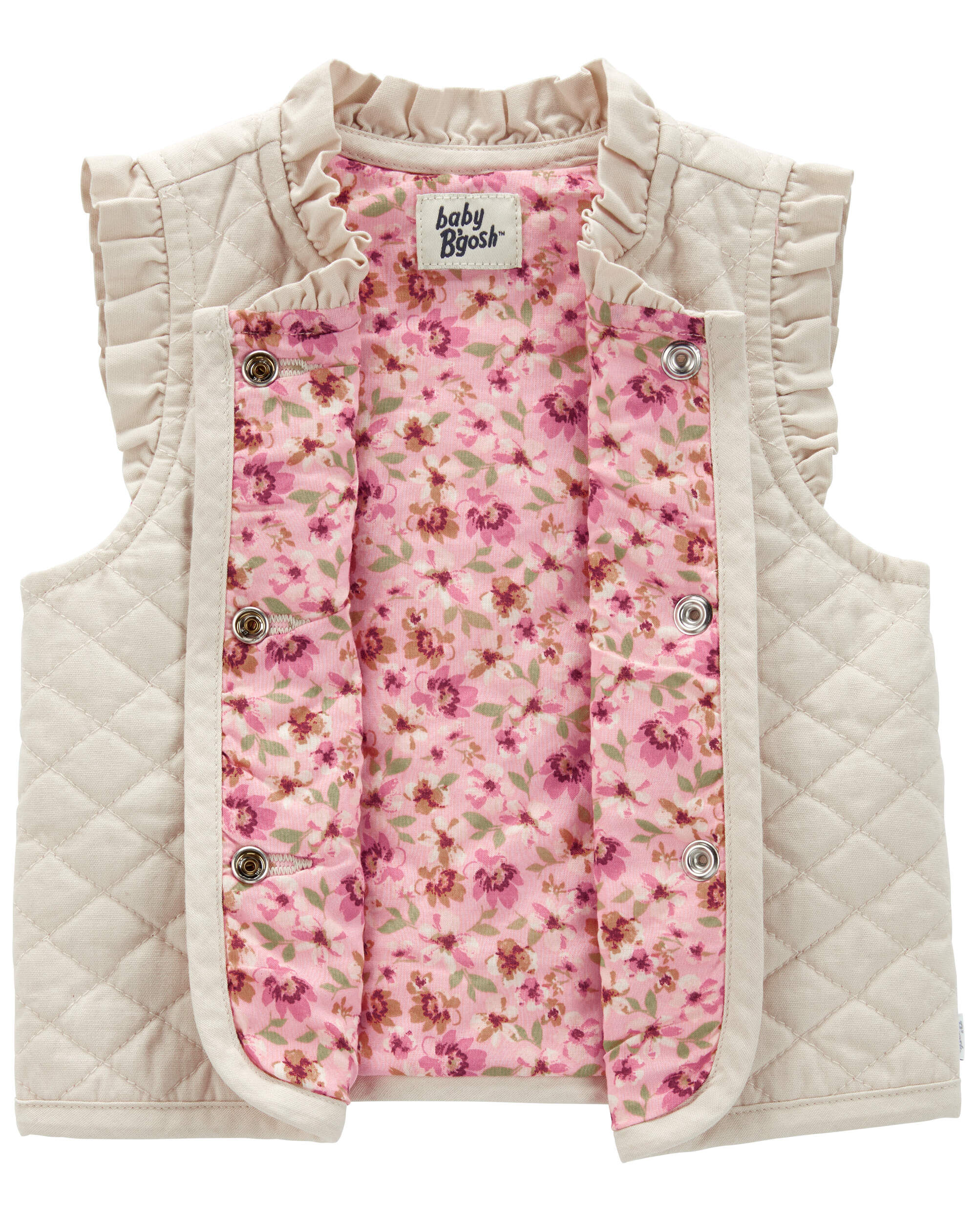 Baby Ruffle Quilted Vest - OshKosh B'gosh | Carter's
