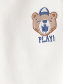 White/Red - Baby Boy Bear Short-Sleeve Graphic Tee - White, Selected