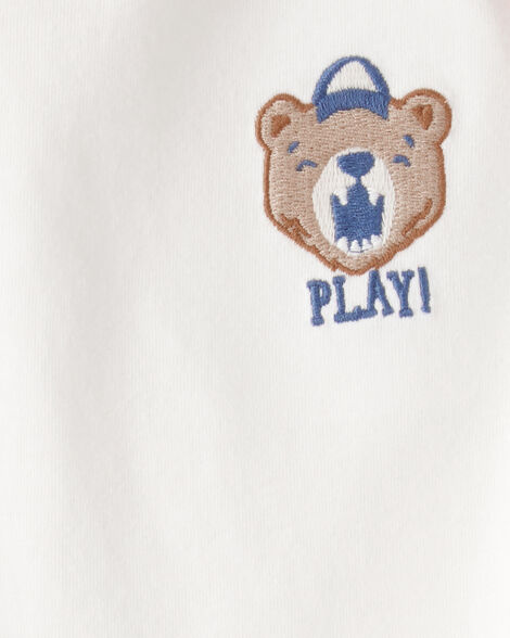 Product image 4 of Baby Boy Bear Short-Sleeve Graphic Tee - White