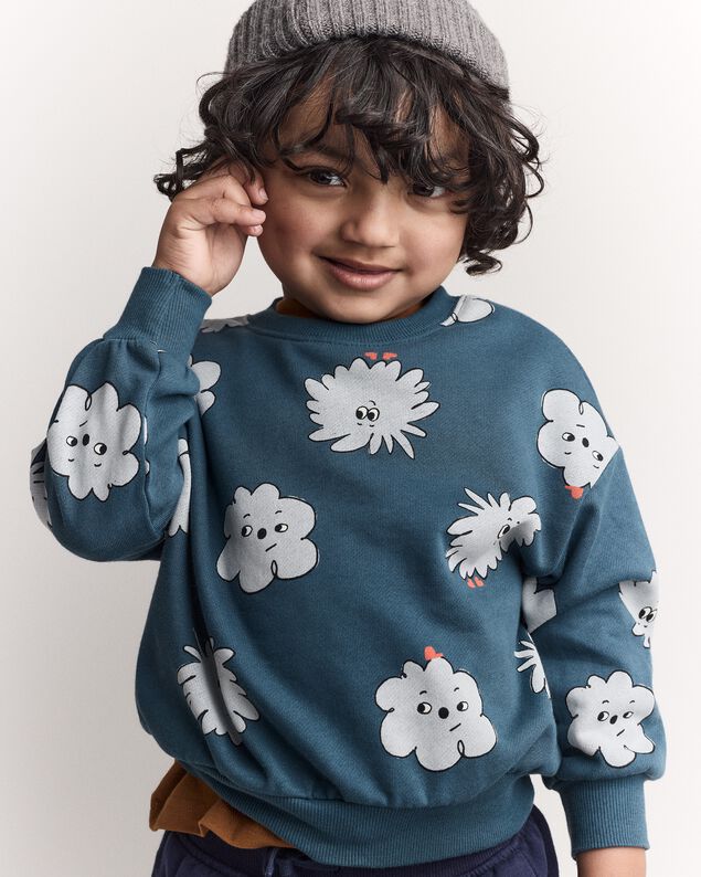Product image 1 of Toddler Squish Otter Sweatshirt™ - Deep Teal