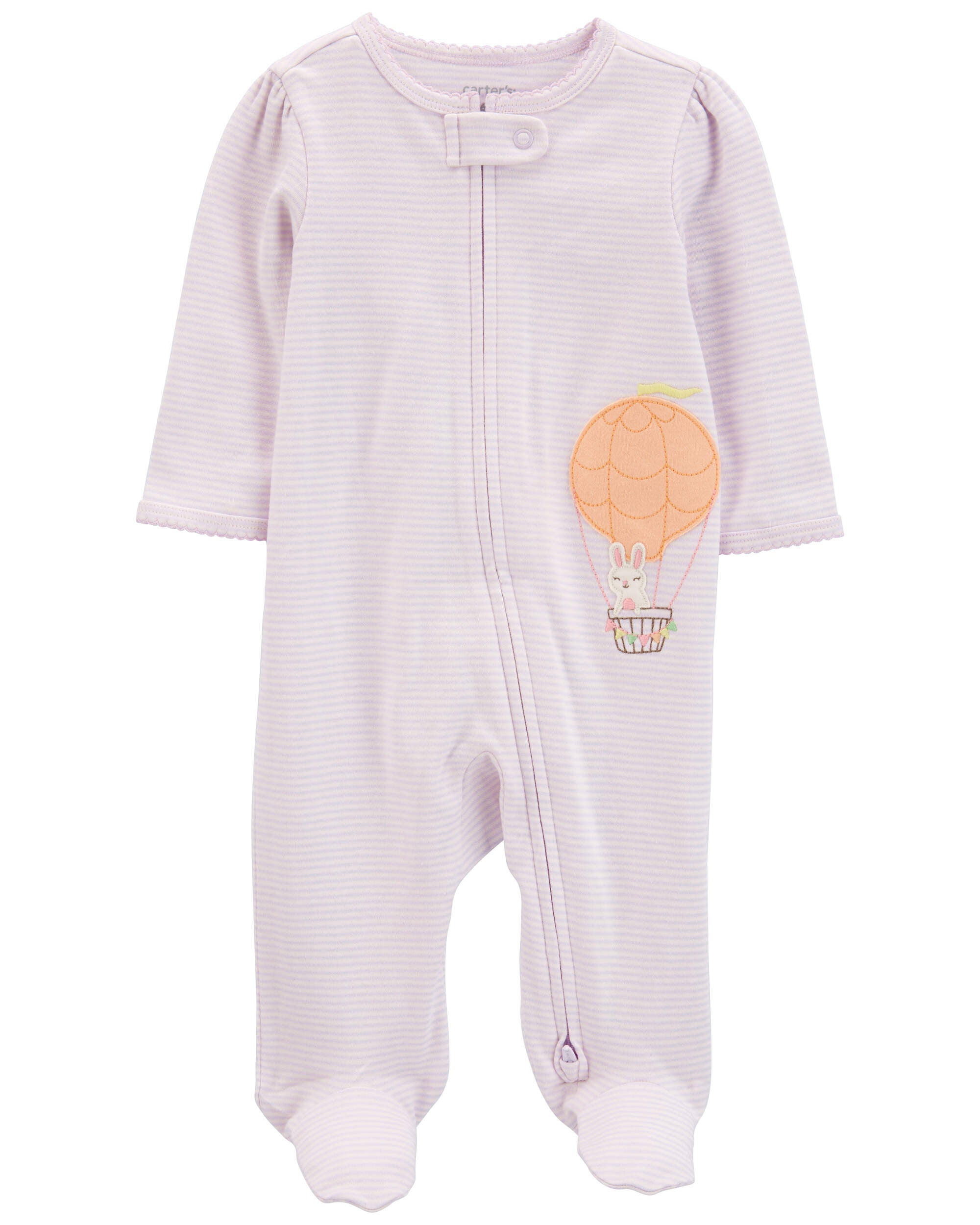 Baby 1-Piece Polar Bear Velboa Footie Sleep & Play Pajamas