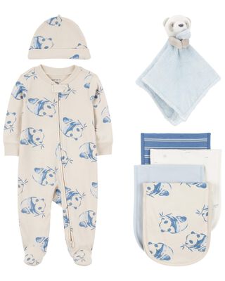 Product image 1 of Baby 7-Piece Panda Sleep Set