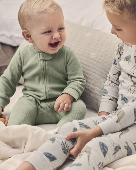  Product image 1 of Baby Organic Cotton Rib Sleep & Play Pajamas