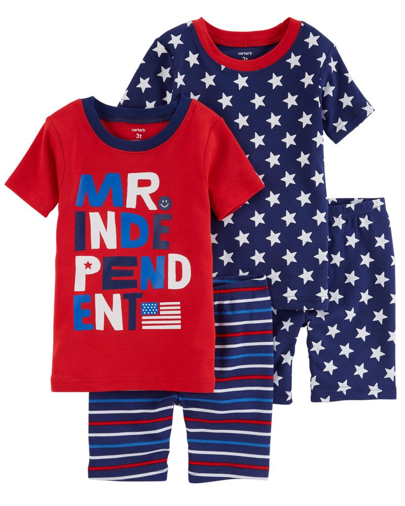 4 Piece 4th Of July Snug Fit Cotton Pjs Carters Com