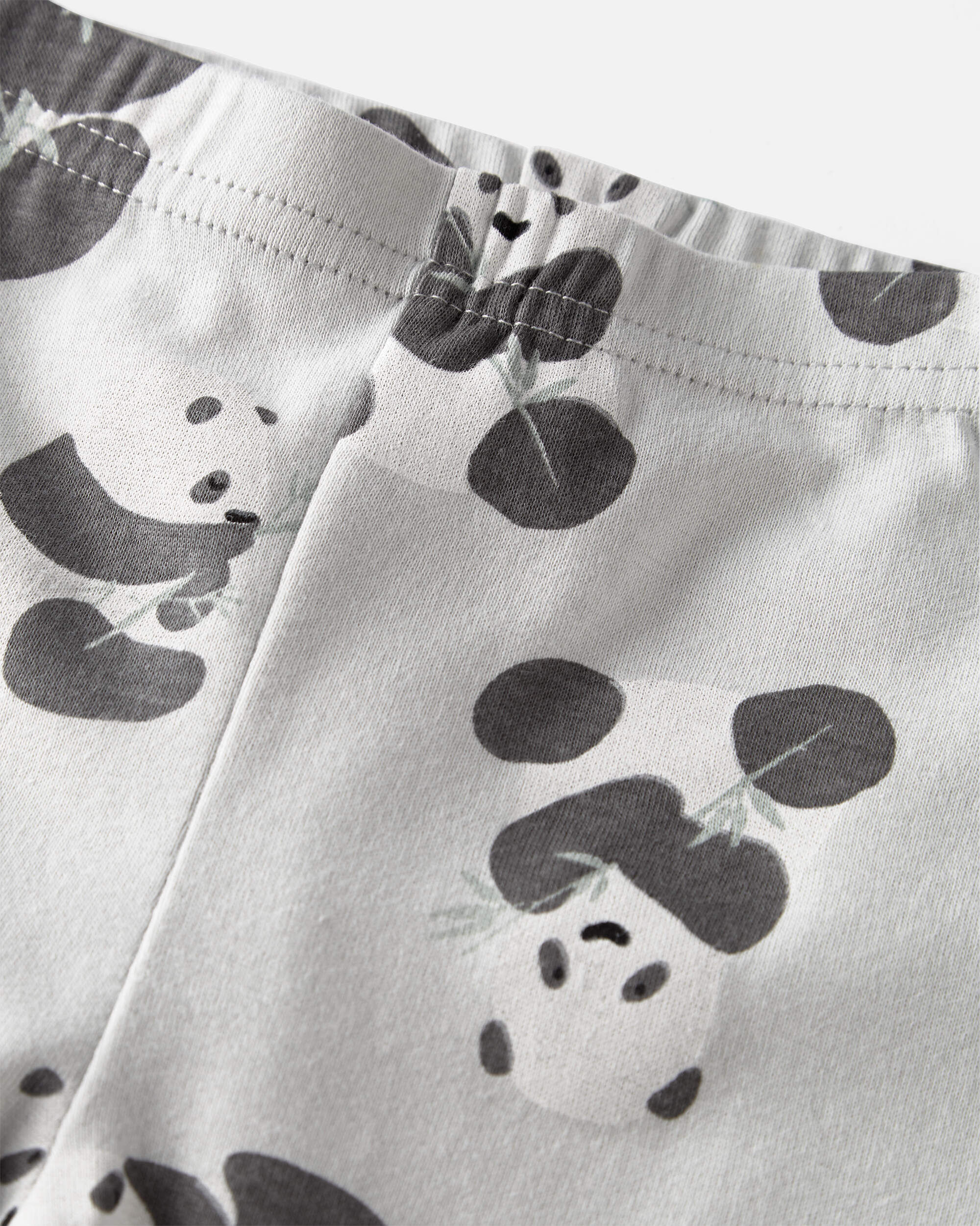 Toddler Organic Cotton Pajamas Set Panda Bear