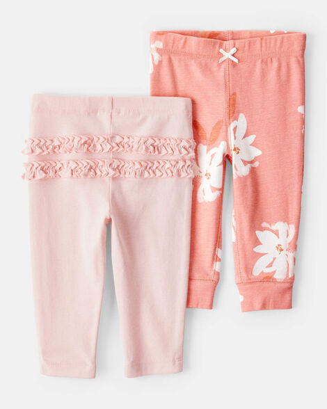 Product image 2 of Baby 7-Piece Floral Bodysuits & Leggings Set