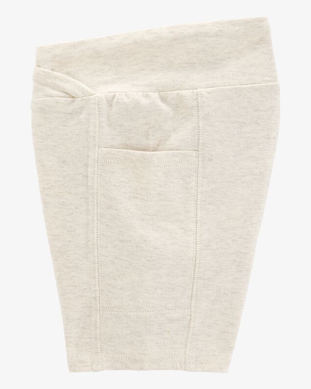 Product image 2 of Kid High-Rise Bike Shorts - Cream