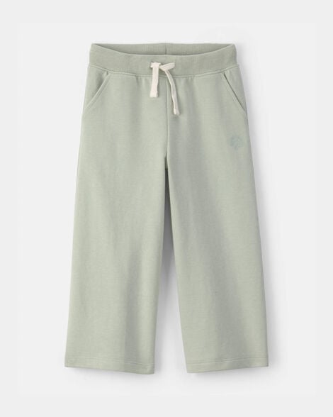 Toddler Girl French Terry Drawstring Pants - Green