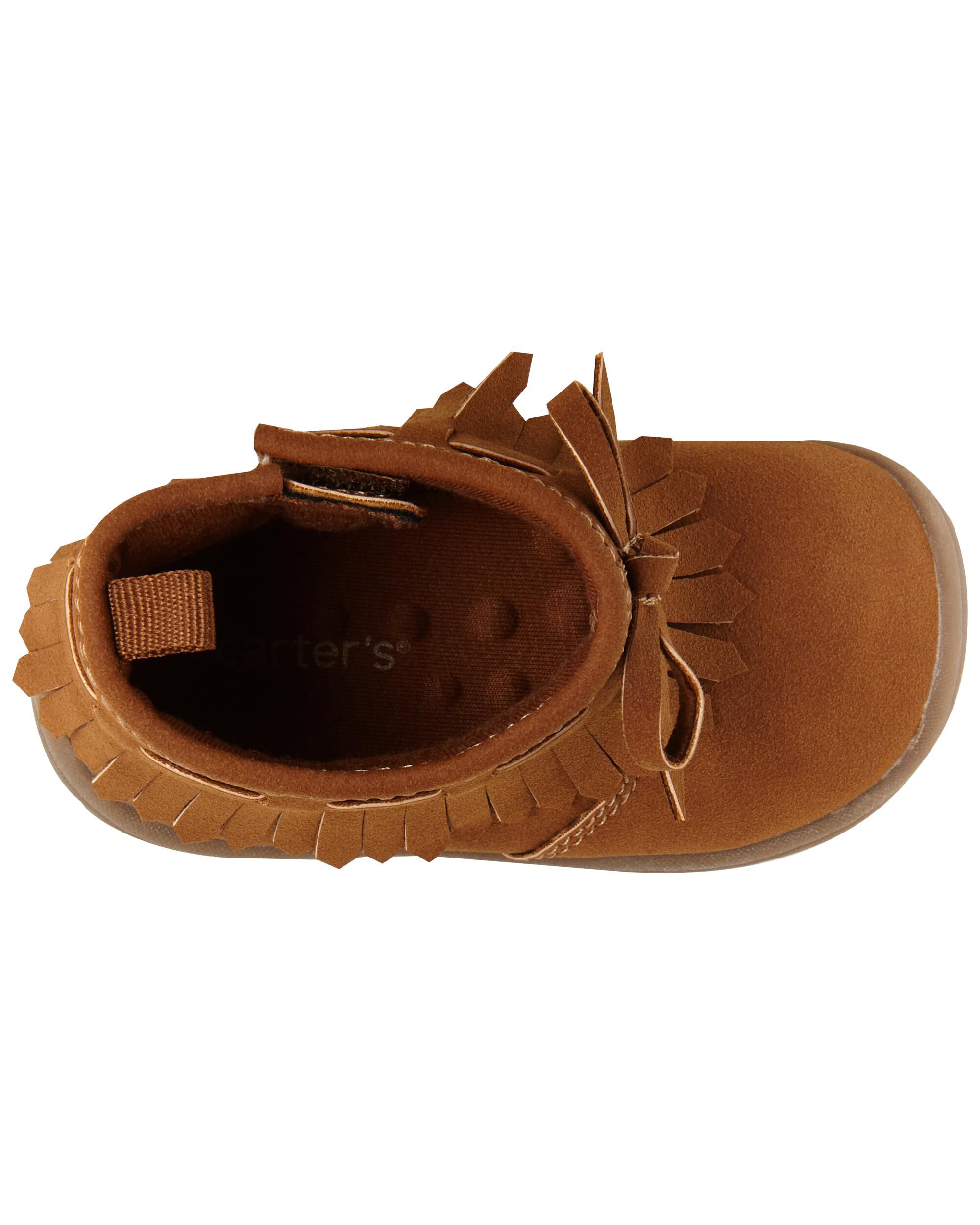 Carters baby moccasins clearance