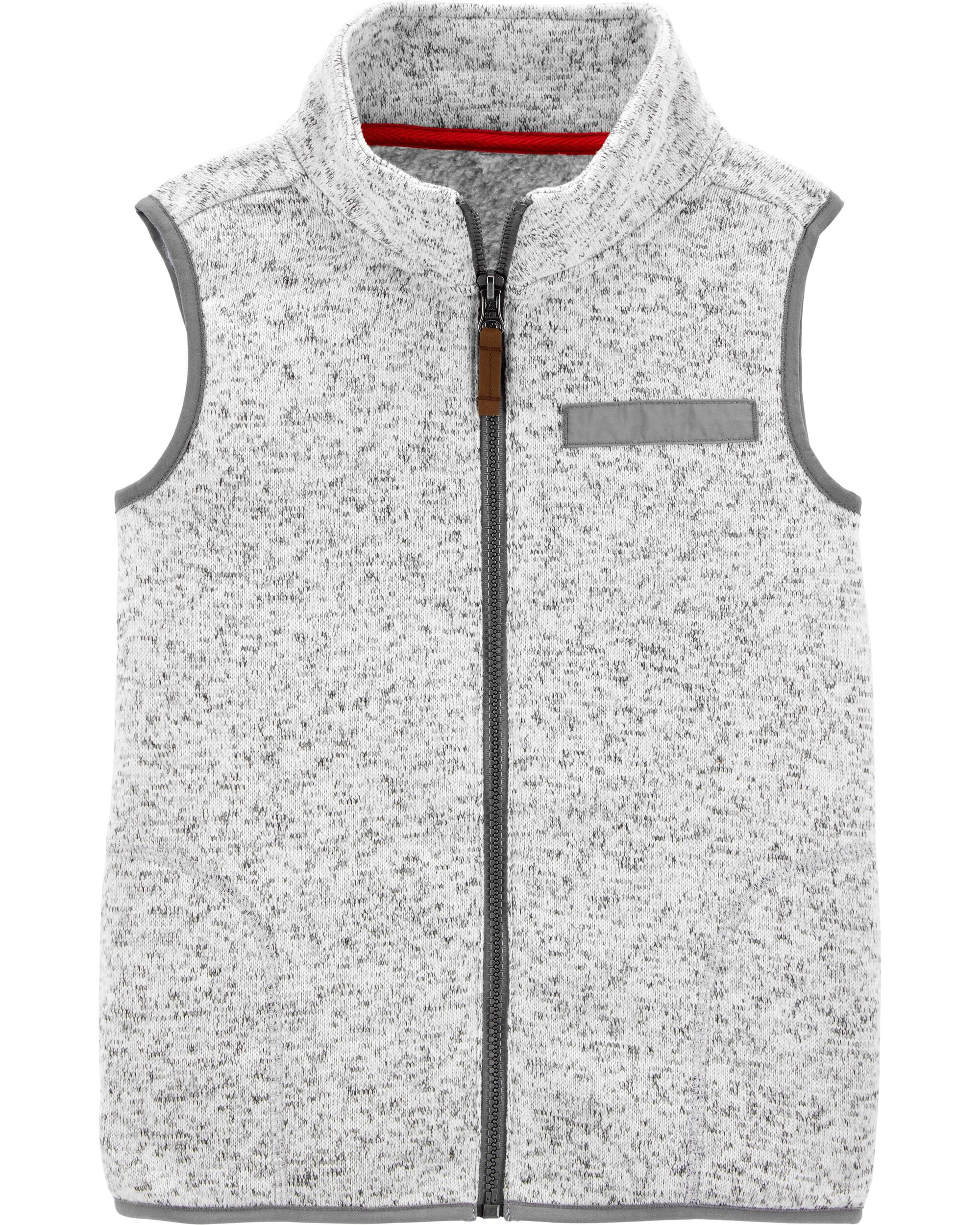 *CLEARANCE* Zip-Up Sherpa Vest 