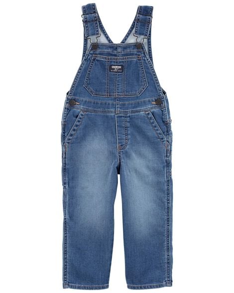  Product image 1 of Toddler Knit-Like Denim Overalls