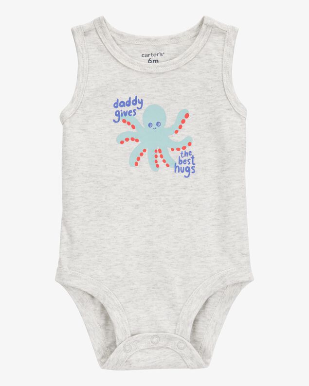 Product image 1 of Baby Octopus Daddy Sleeveless Bodysuit