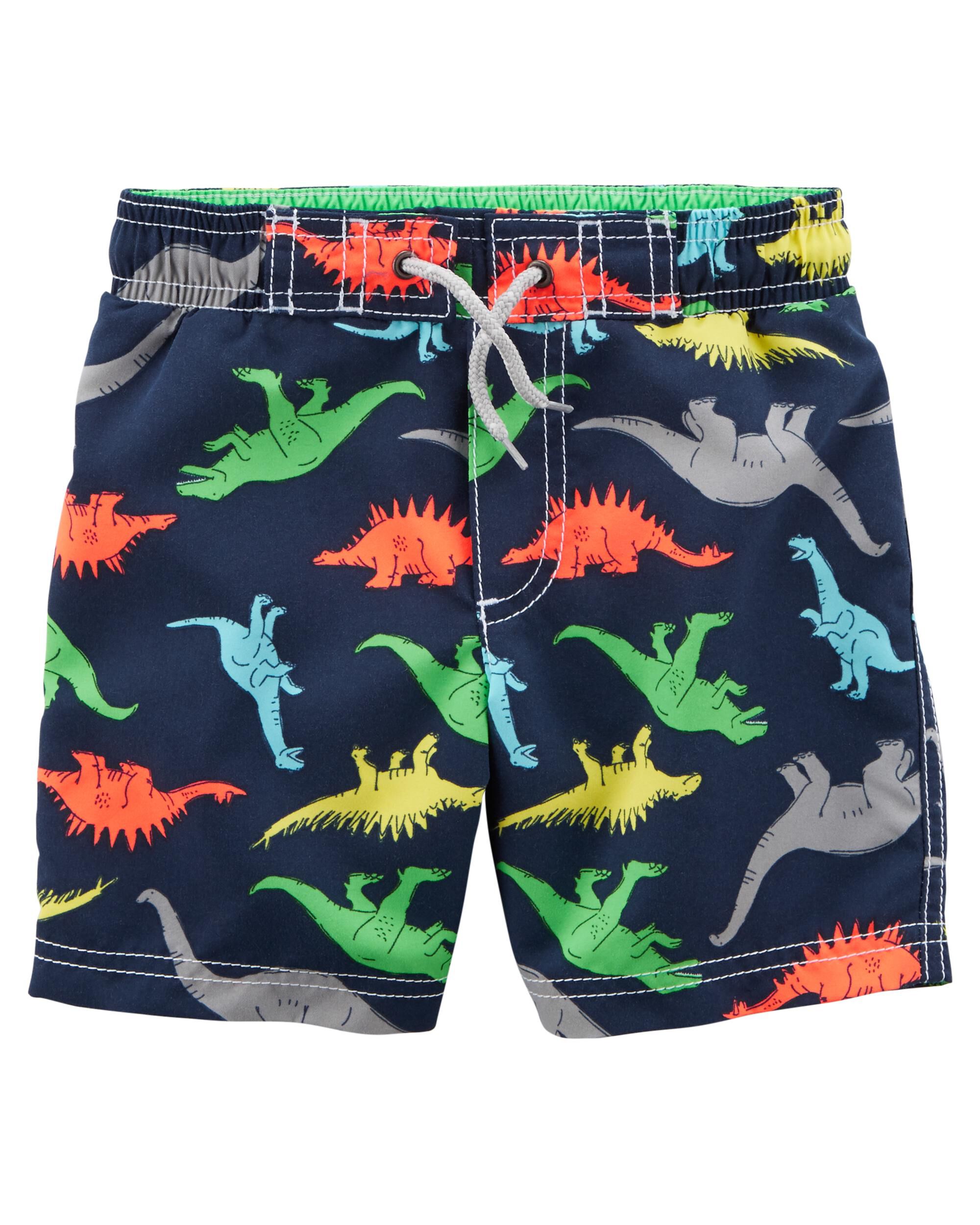 dinosaur swimming trunks