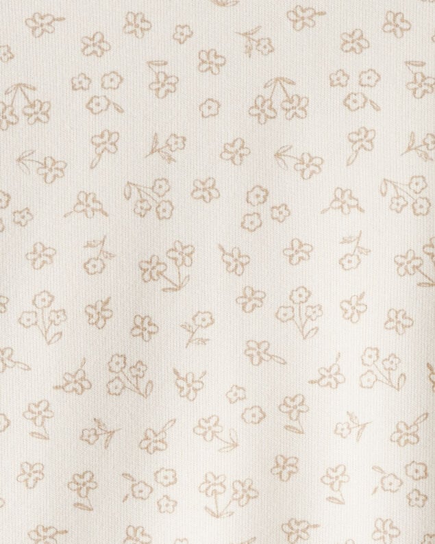 Product image 2 of Toddler Girl Floral Print French Terry Long-Sleeve Pullover Sweatshirt - Ivory