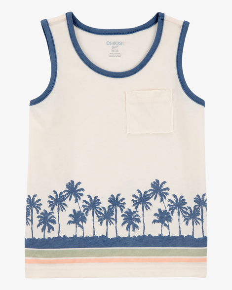 Baby Palm Tree Print Tank