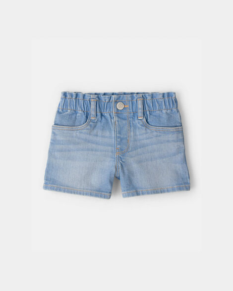 Toddler Girl Denim Shorts - Light Wash