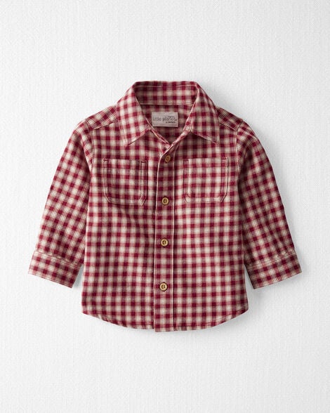  Product image 1 of Baby Cozy Button-Front Shirt Made with Organic Cotton
