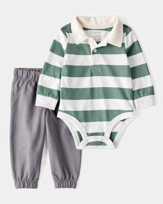 Baby 2-Piece Freshman Long-Sleeve Bodysuit & Pull-On Pant Set