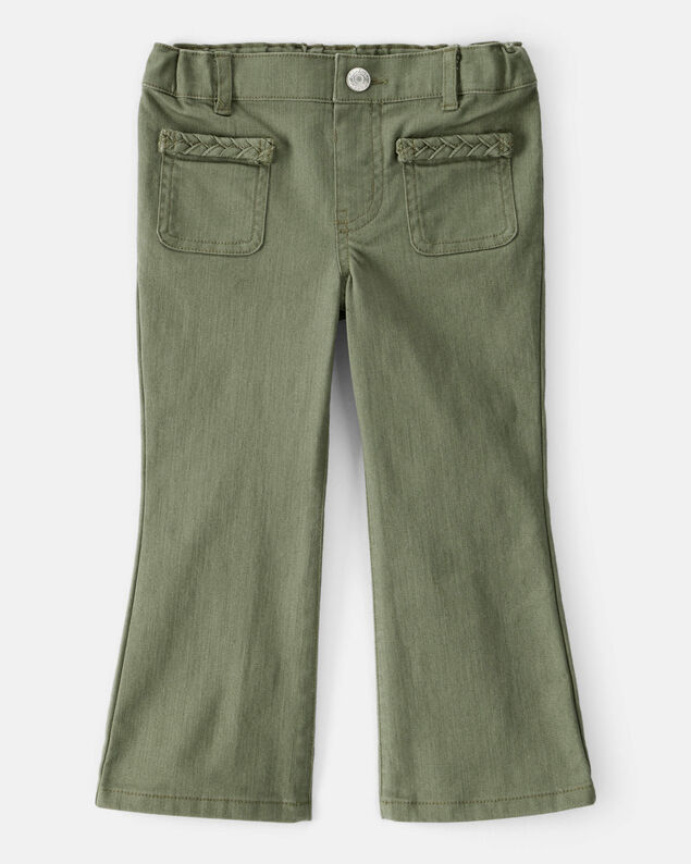 Product image 1 of Toddler Girl Cotton Flare Pants - Green
