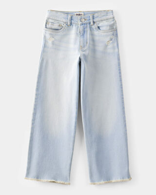 Kid High Rise Distressed Denim Jeans - June Wash