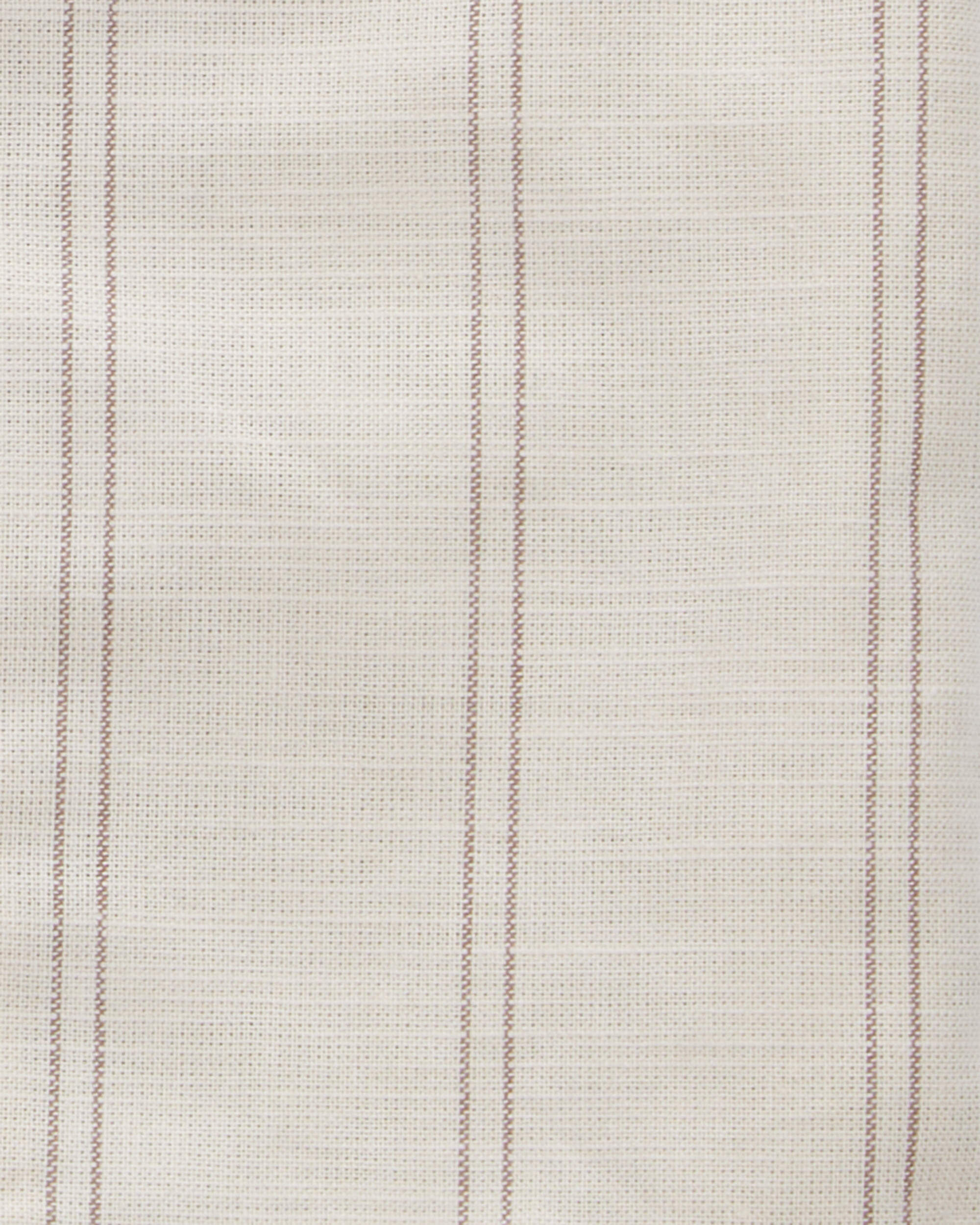 Baby Boy 3-Piece Striped Little Short & Hat Set - Khaki